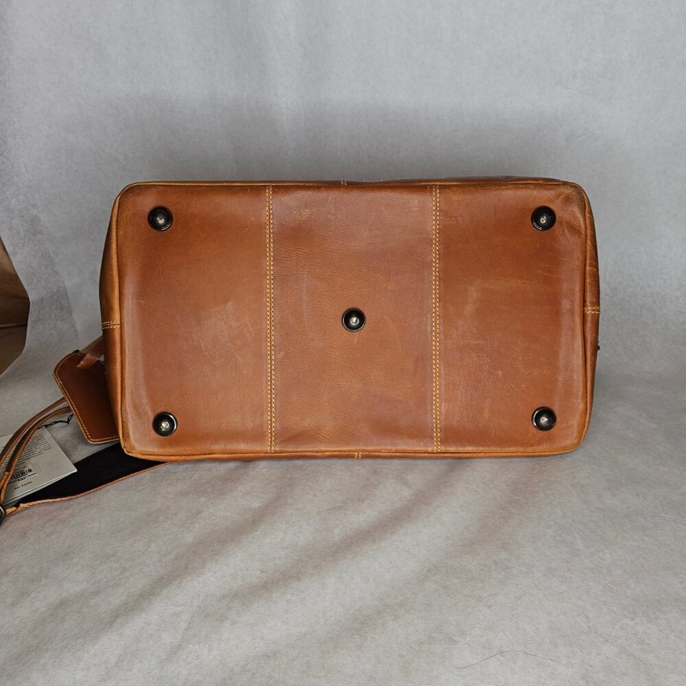 Vintage Canyon Outback Boulder Duffel Leather Bag CS317D - Picture 7 of 14